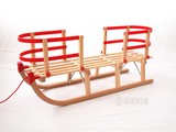 Gloco Houten slee "tweelingset" Davos Rodelset 110 cm - Copy