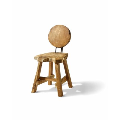 Teak Stuhl Erosi Rund