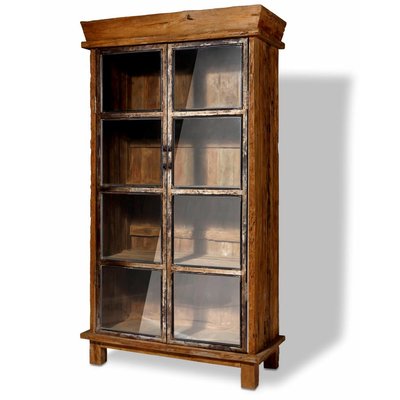 Flintstone - Teak Vitrinenschrank