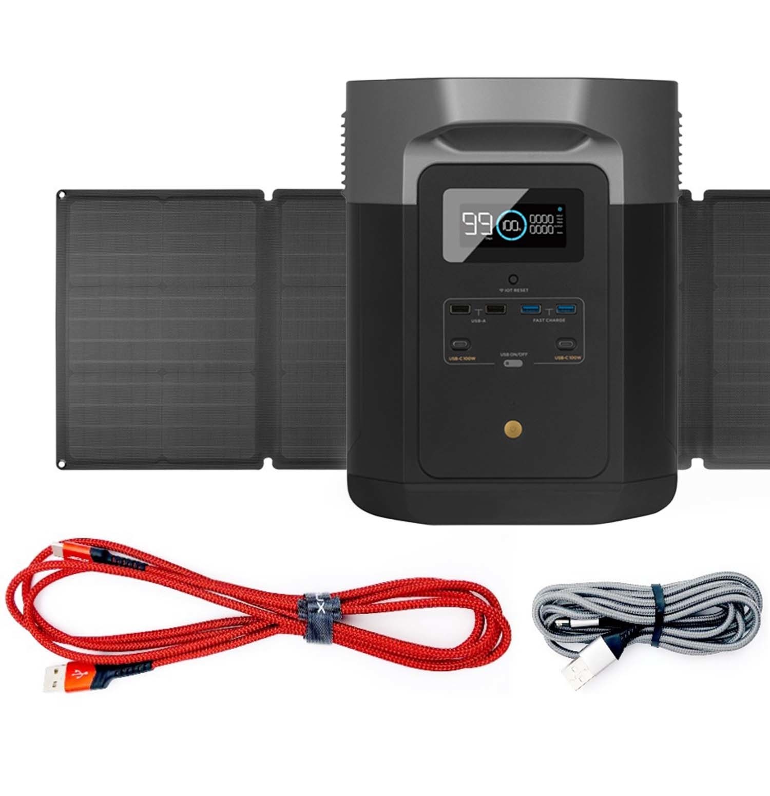 EcoFlow DELTA Max Set Powerstation 2016 Wh 1x Solarpanel 400W