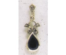 Ohrring Markasit Onyx P1222 Ohrring Markasit Onyx P1222