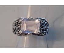Ring Markasit Rosenquarz Ring Markasit Rosenquarz