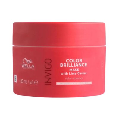 Wella Professionals - INVIGO BRILLIANCE - Brilliance Mask Fine | Haarmasker voor gekleurd haar - 150ML.