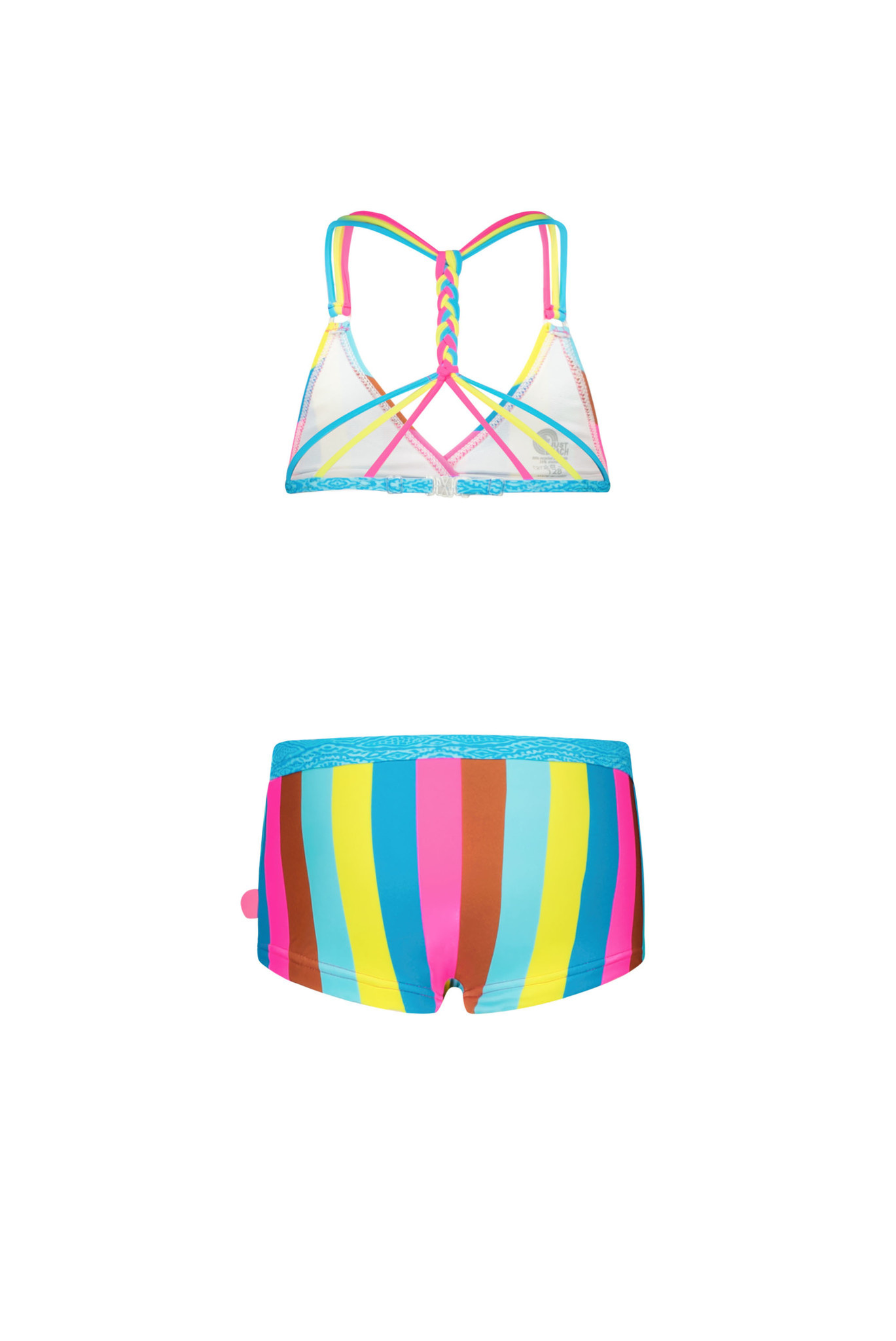 Just Beach Meisjes Bikini Triangel Boho Streep HappyBee