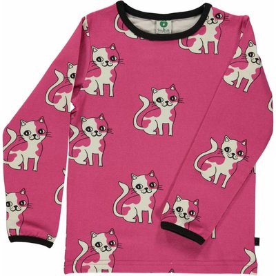 Smafolk shirt Cat pink