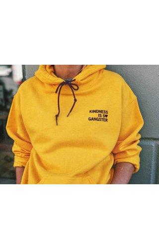 KINDNESS IS S♥ GANGSTER HOODIE KINDNESS IS S♥ GANGSTER HOODIE