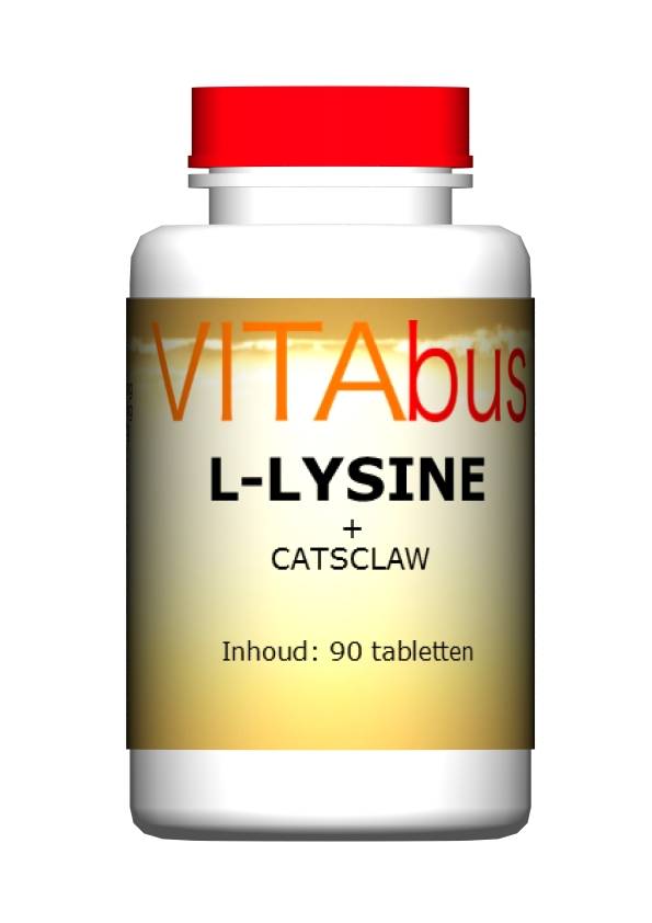 LLysine + Cats Claw 90 tabletten De beste natuurvoeding, thee