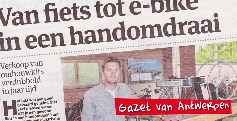 Van fiets tot e-bike in een handomdraai