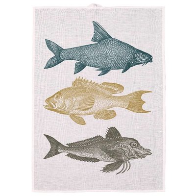 Frohstoff GESCHIRRHANDTUCH Fischtrio 50x70 cm