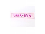 Little Letters Little Letters letterplankje 8 blokjes roze/stip