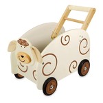 I'm Toy Houten Loop / duwwagen Schaap met speelgoedkist I'm Toy Houten Loop / duwwagen Schaap met speelgoedkist
