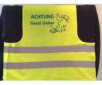 WARNWESTEN FÜR GASSI GEHER WARNWESTEN FÜR GASSI GEHER