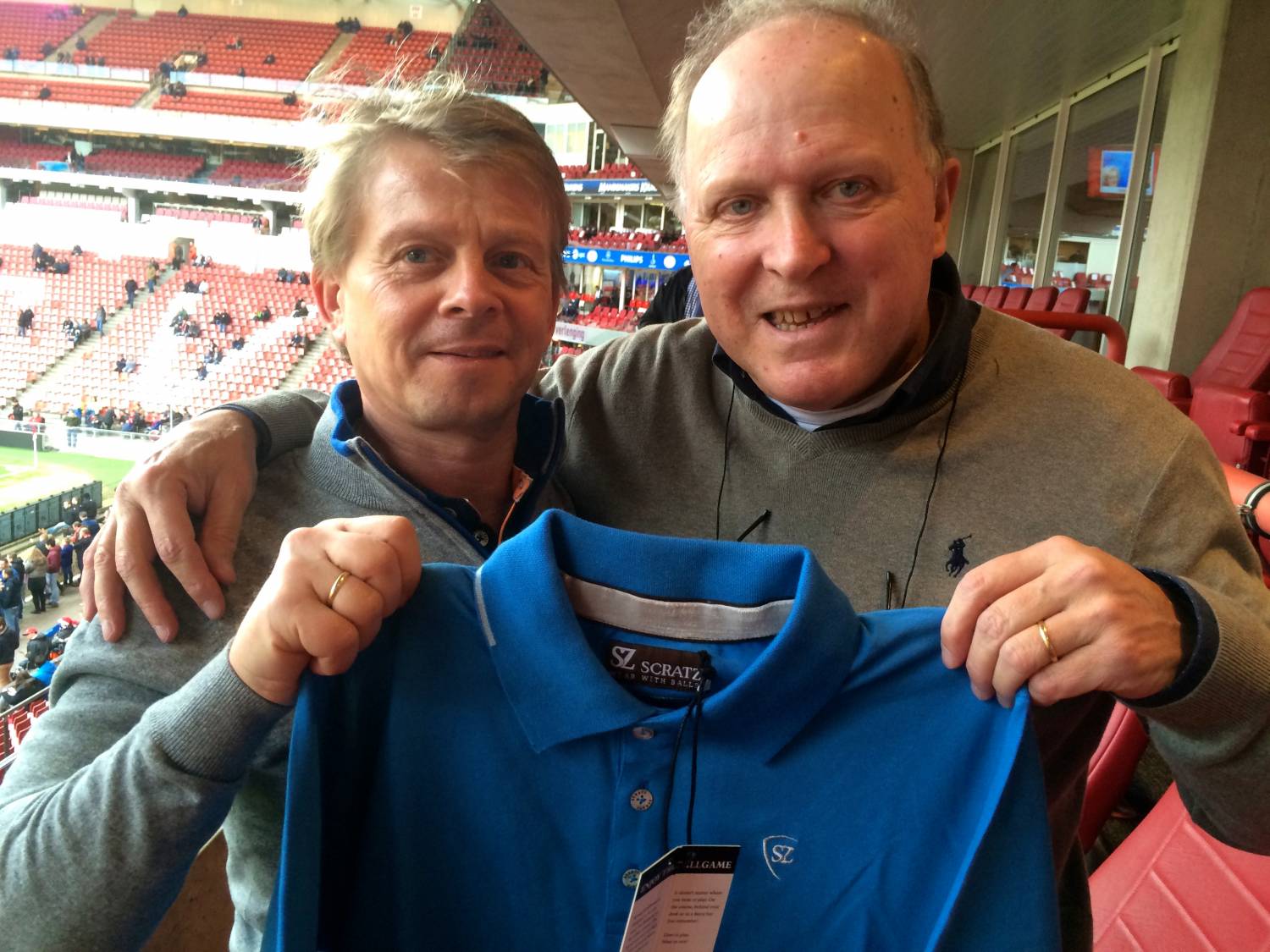 SCRATZ polo voor Rene v.d. Kerkhof