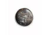 Sari Design chique button, licht bruin, vlam