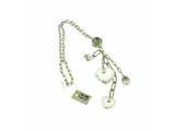 Biba lange metalen ketting met hart