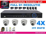 Complete set binnen 4 kanaals