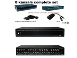 16 Kanaals Video balun voeding 12v compleet