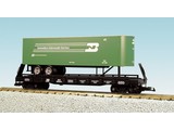 Piggyback Flatcar mit Trailer