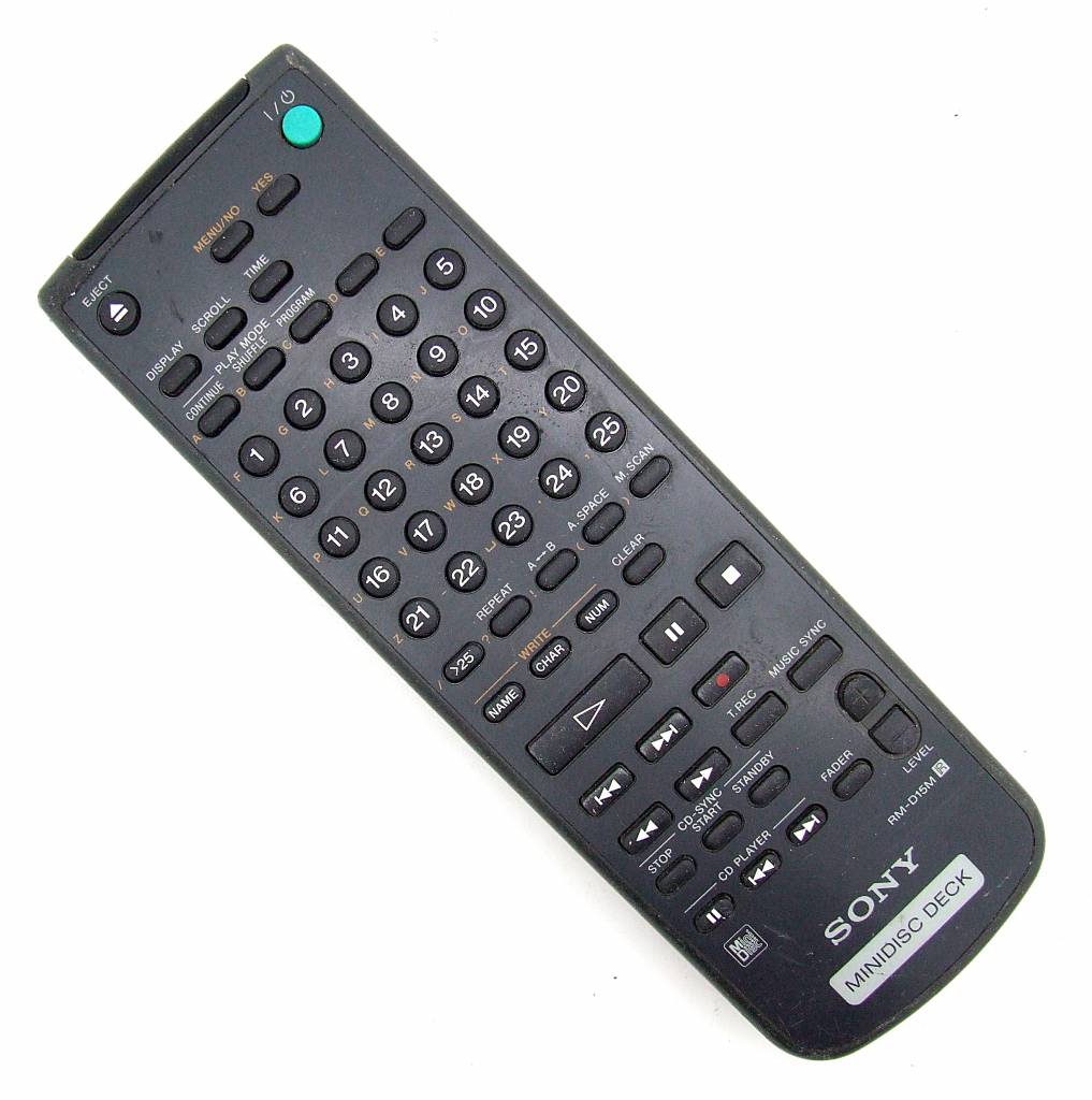 Original Sony Fernbedienung RMD15M Minidisc Deck remote control
