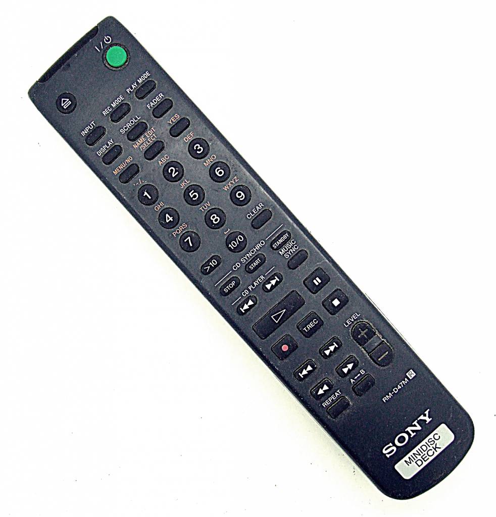 Original remote control Sony RMD47M für MDSJE440, MDSJE470, MDS