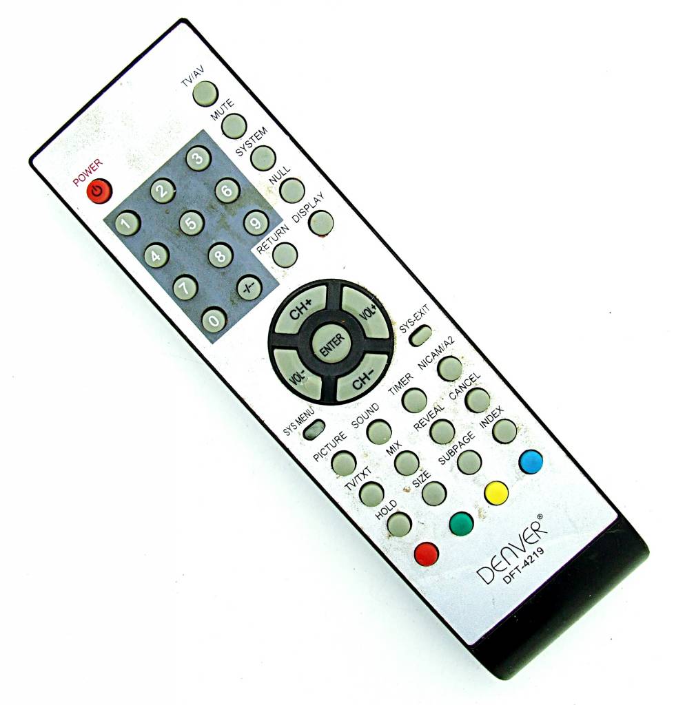 Original Denver Fernbedienung DFT4219 TV/AV remote control