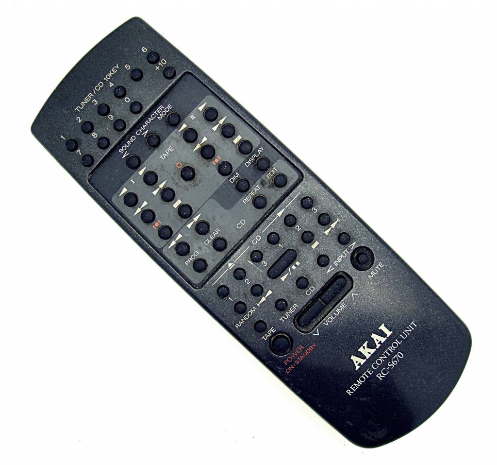 Original Akai RC-S670 Audio System remote control - Onlineshop for ... image.