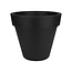 Elho Elho Pure Round - Zwarte ronde bloempot diam 40cm H36cm. -15% online korting!