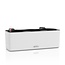 Lechuza Lechuza Cube Color Triple. Witte rechthoekige bloembak 14 x 40cm H14cm. - 15 % online korting!