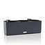 Lechuza Lechuza Cube Color Triple. Leisteengrijze rechthoekige bloembak 14 x 40cm H14cm. - 15 % online korting!