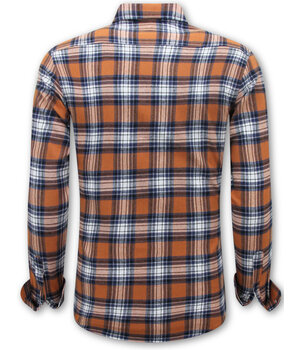 Houthakkers blouse heren blauw hotsell