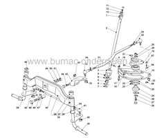 A60 V-riem gladde trapeziumvorm voor zitmaaier Castelgarden model