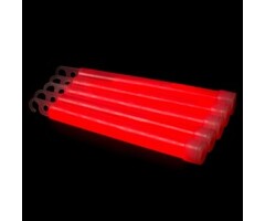 Bâton lumineux rouge 15 cm - Durée d'éclairage +/- 6 à 8 heures - Livré avec cordon d'alimentation
