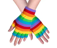 Gants arc-en-ciel