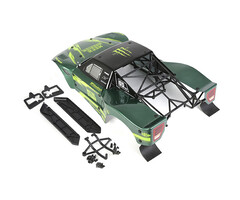 Cupra Leon Spoiler Paraurti Posteriore In Lega Per HPI Rovan KM Baja 5B/5T/5SC 1/5 RC - Nero, Resistente Agli Urti Ricambio RC Lega