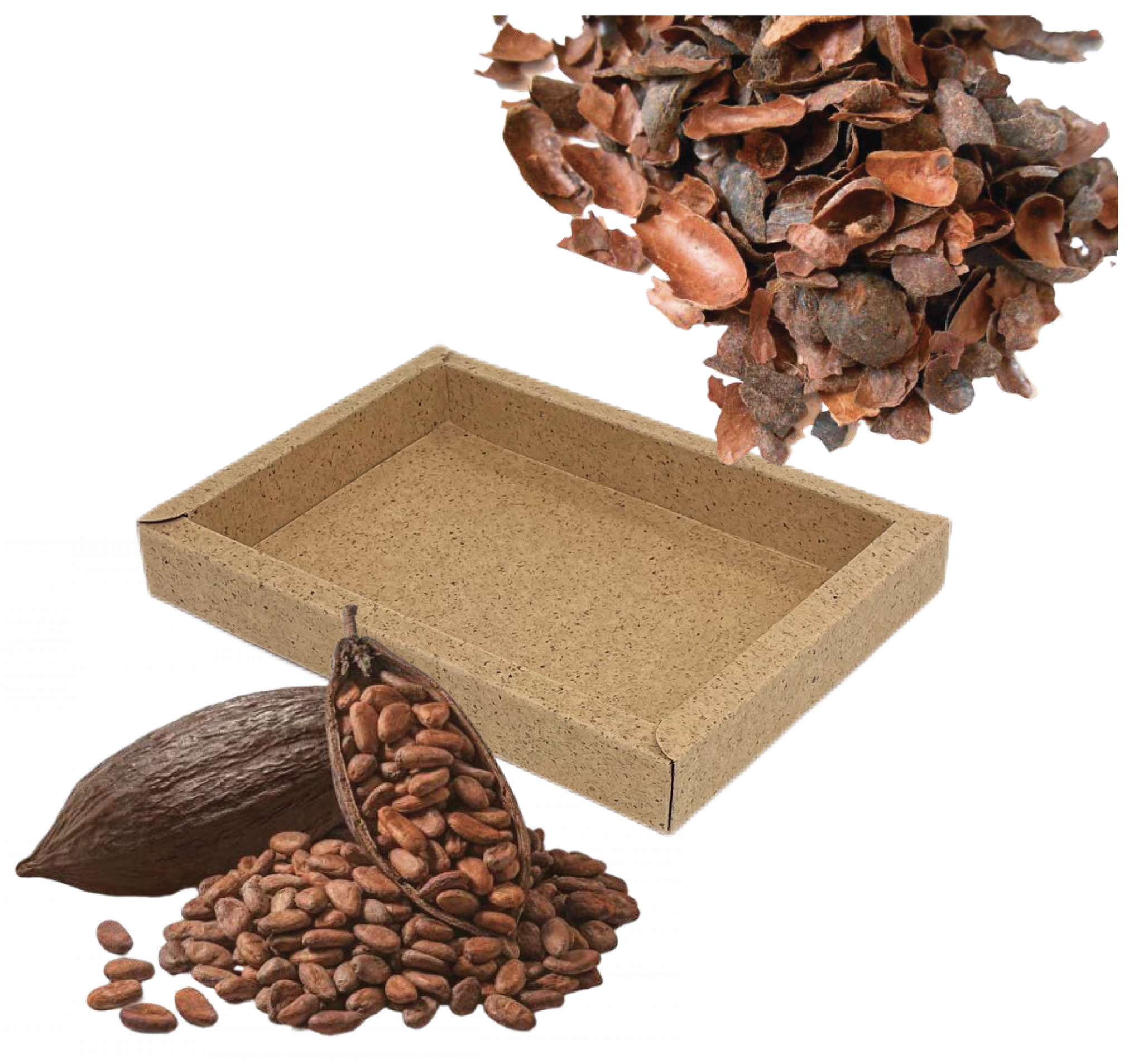 Hollewand verpakking NR.7a CACAO inhoud: 120x175x25mm