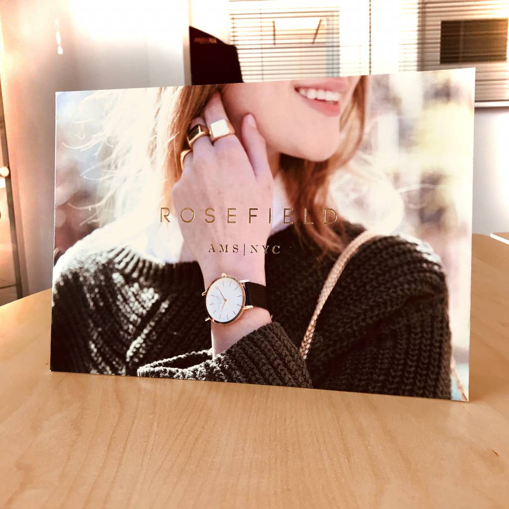 Showkaart A5 met uw eigen ontwerp