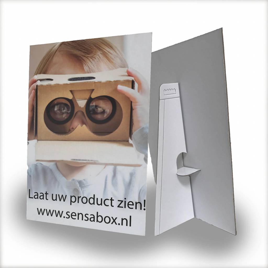 Showkaart A4 met uw eigen ontwerp