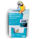 Draaidisplay A4, met folderbakje A5 staand