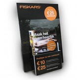 Draaidisplay A4, met folderbakje A5 staand
