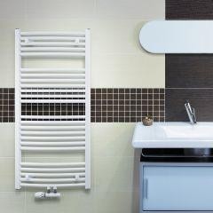 Handdoekradiator met middenaansluiting