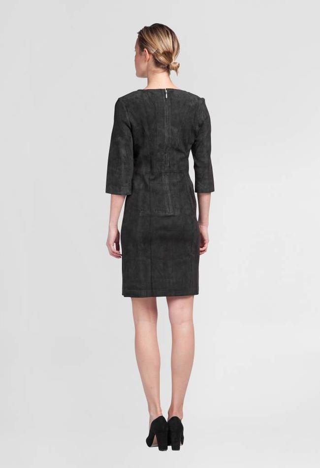 ZINGA Leather Jurk echt suede dames donkerblauw | Ava 4200