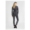 ZINGA Leather Echt leer legging dames donkergrijs | Uma 6350