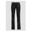 ZINGA Leather Discover Model Flo: handcrafted leather bootcut trousers made from soft, flexible stretch lamb leather. Featuring a feminine fit, luxurious finish and timeless style. Explore the collection.