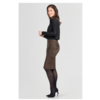 ZINGA Leather Echt leer, suede kokerrok dames bruin | Coco 4116