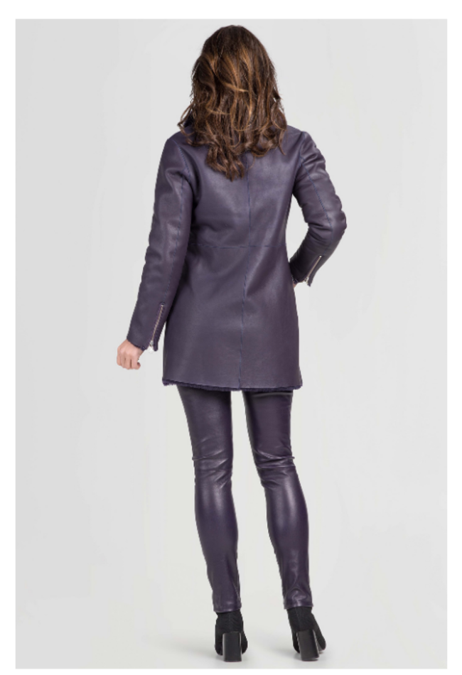 womens plum coat