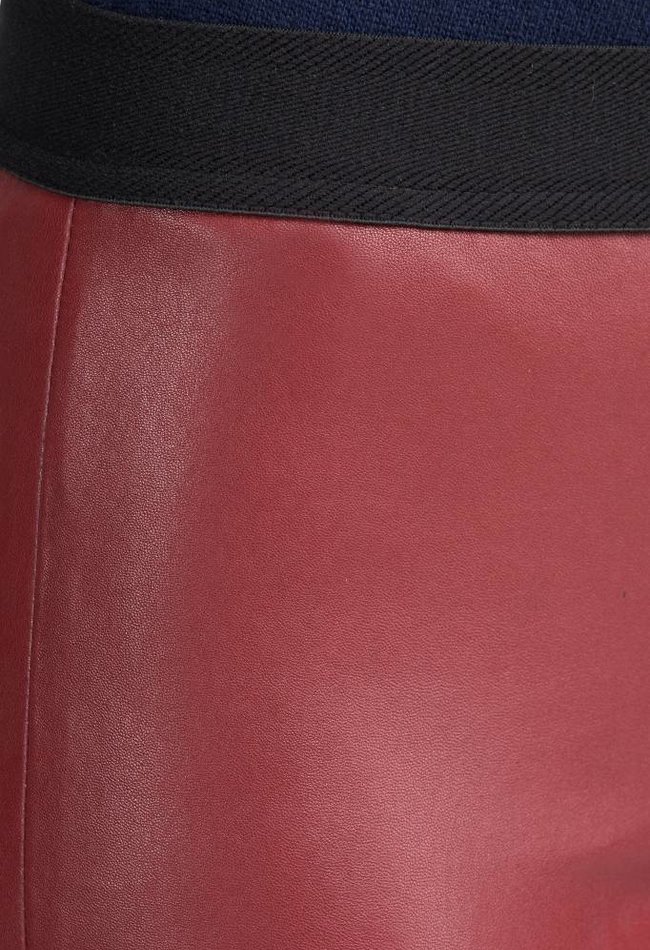 ZINGA Leather Lederhose Damen in Syrah-Rot | GABY 6700