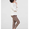 ZINGA Leather Exklusive Leder-Boyfriend-Hose mit Relaxed Fit und Eingrifftaschen