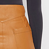 ZINGA Leather Damen Stretch-Lederhose in Cognac | NORA 6500