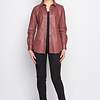 ZINGA Leather Real leather blouse women Quartz | Anna 5230