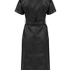 ZINGA Leather Blusenkleid Nappaleder in Schwarz | SUZE 5999